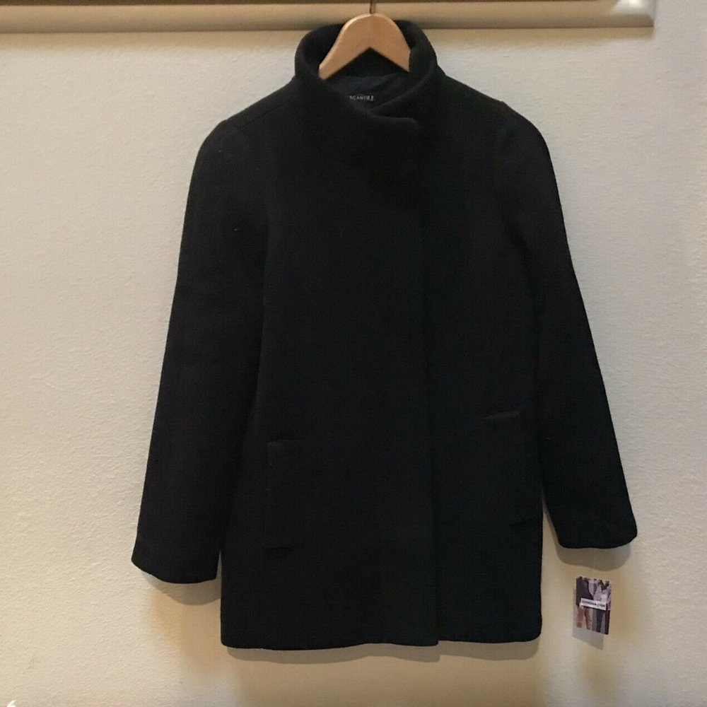 J. Crew Mercantile Black Coat - Picture 4 of 4